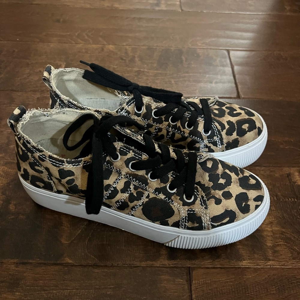 Cheetah print sneakers